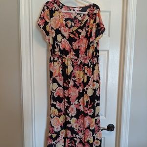 Maternity Floral Maxi Dress